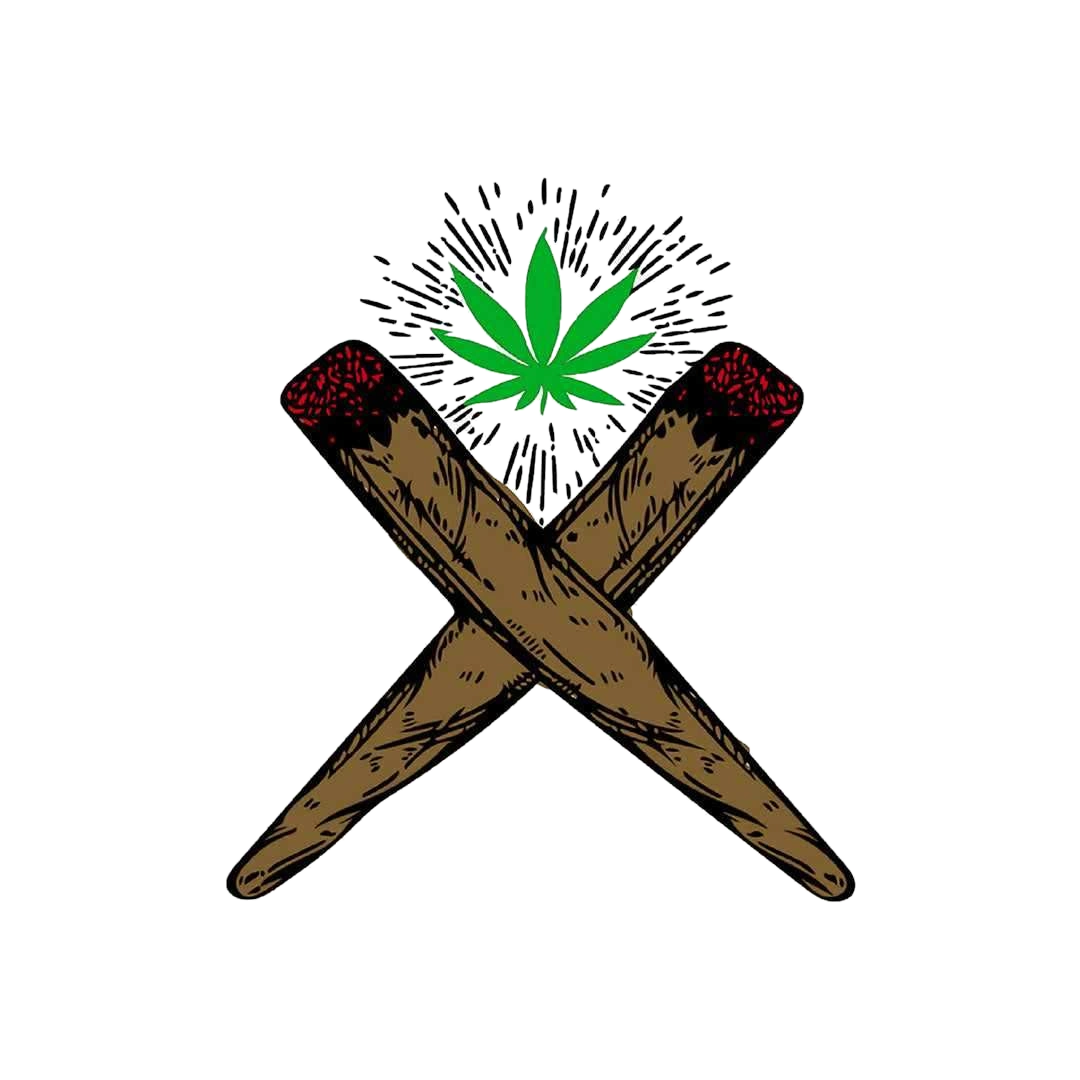Weed Cross Sticker